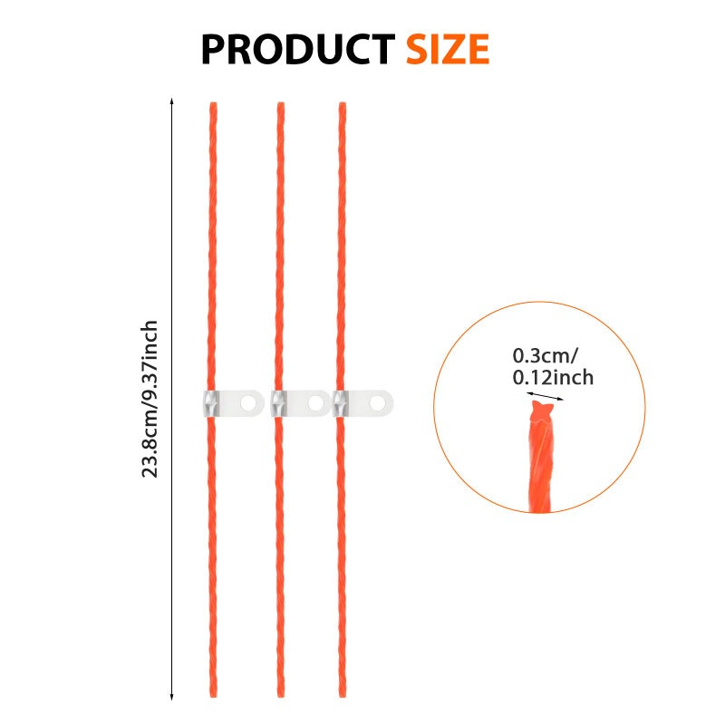 THTEN WA0010 WA0004 Edger Spool Replacement for Worx WG154 WG155 WG175 WG180 WG163 Weed Wacker Eater String with WA6531 GT Spool Cover 50006531 String Trimmer Refills 10ft 0.065"(6 Spool, 2 Cap) - Image 2